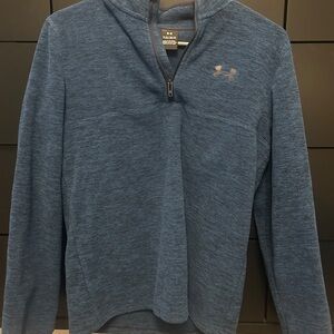 Under Armour Boys Navy Textured Pullover